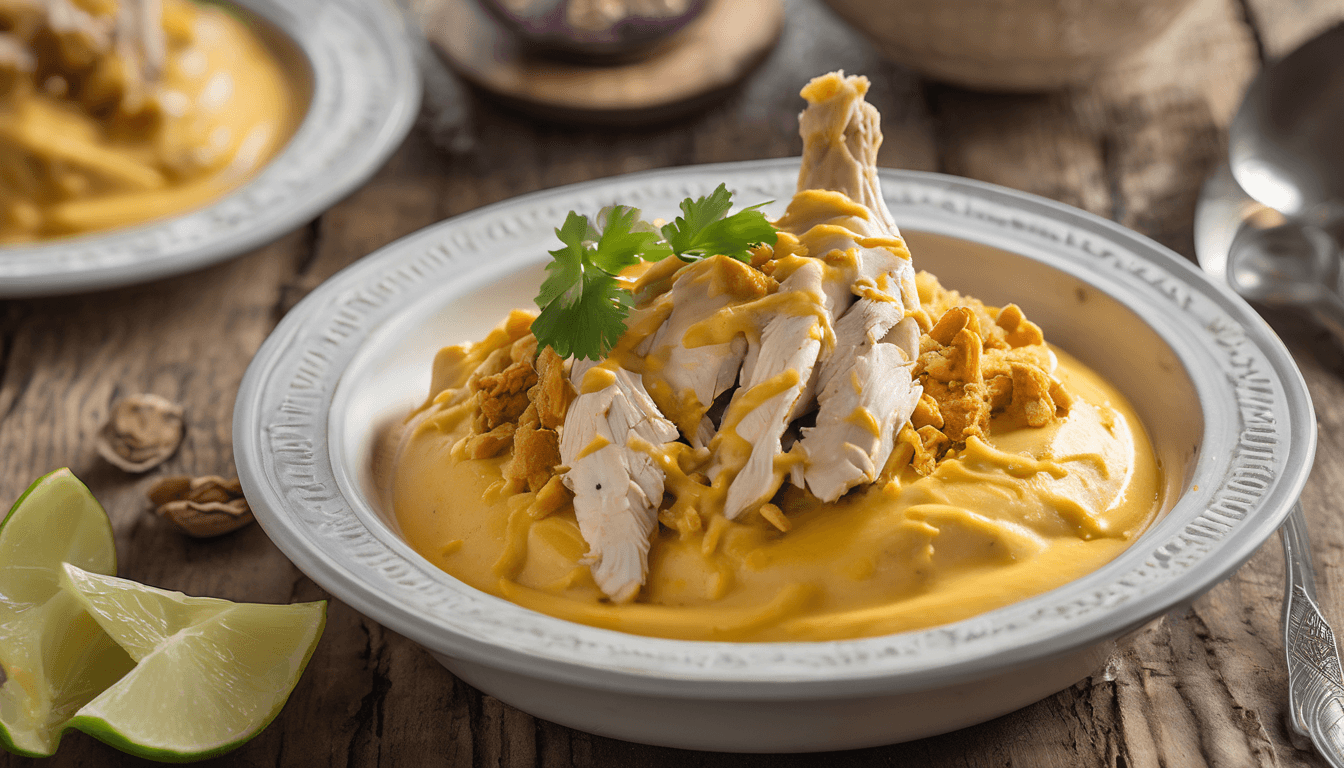 Aji de Gallina (Peruvian Creamy Chicken)